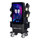 Bornbyme 2025 Newest EMS Fat Burner Machine Full Body Sculpting for Lymphatic Massage & Cellulite Removal Black