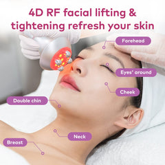 bornbyme Body & Facial Massager 80K Ultrasonic Cavitation Machine 9 IN 1 with EMS Pads