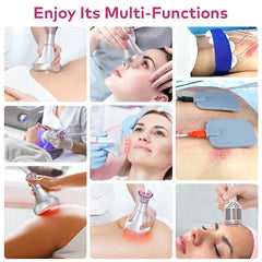 bornbyme Body & Facial Massager 80K Ultrasonic Cavitation Machine 9 IN 1 with EMS Pads