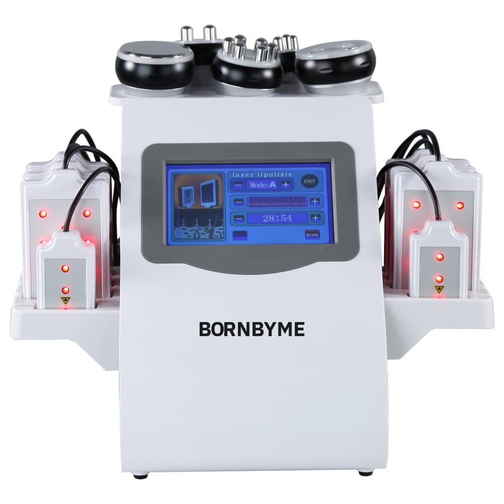 Bornbyme Body & Facial Massager Bornbyme 6-in-1 40K Laser Body Shaping Cavitation Device: Body sculpting, improves skin texture.