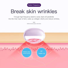 Bornbyme Facial Massager Radio Frequency Facial Machine 3 in 1 Light Therapy Anti- Aging Skin Tightening Rejuvenation