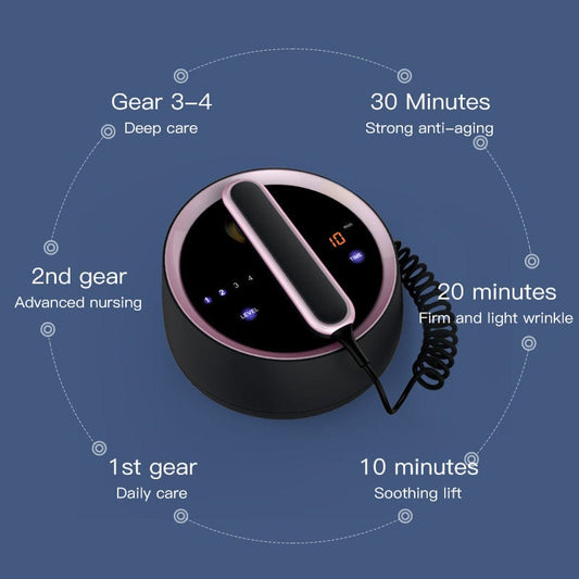 Bornbyme Facial Massager Radio Frequency Skin Tightening Device Home Use Device Anti Aging Wrinkle Reduction