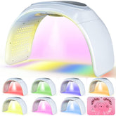 Bornbyme LED Light Therapy 7 Color LED Light Therapy with Hydrating Spray Facial Skin Machine
