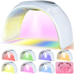 Bornbyme LED Light Therapy 7 Color LED Light Therapy with Hydrating Spray Facial Skin Machine