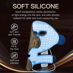 bornbyme LED Light Therapy 7 Light LED Face Mask Therapy