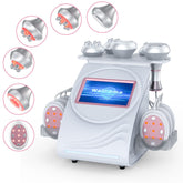 Bornbyme Ultrasonic Cavitation Machine 6 In 1 80K Ultrasonic Cavitation Machine Body Sculpting for Fat Reduction with EMS Therapy