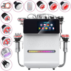 Bornbyme Ultrasonic Cavitation Machine 80K 11 In 1 Body Sculpting Cavitation Machine with Laser Negative Pressure for Fat Reduction