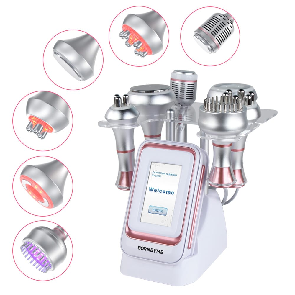 80K 6 IN 1 Ultrasonic Cavitation Radio Frequency Skin Tightening