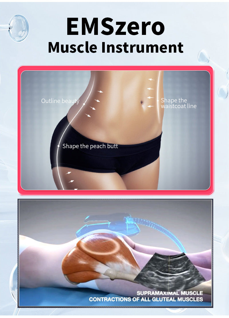 EMS Sculpting Body Slimming For Fat Burnner White