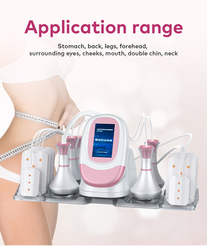 6 IN 1 with Lipo Laser 80K Ultrasonic Cavitation Anti Cellulite Body Shaping Slimming Machine