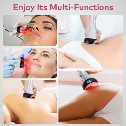 3-in-1 massage head for body contouring, skin tightening and circulation improvement