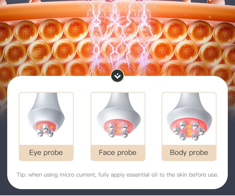 3-in-1 ultrasonic cavitation machine with RF head for body sculpting and skin tightening