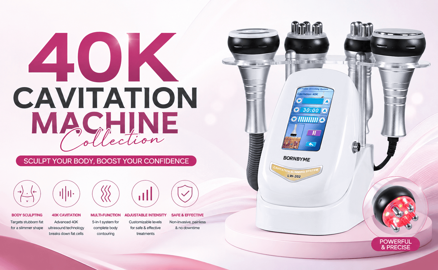 40k 4 in1 cavitation machine