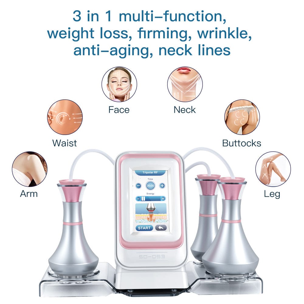 3 IN 1 80K Ultrasonic Cavitation Machine for Home Beauty Care