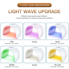 Full-body LED light therapy bed for salon and spa treatments