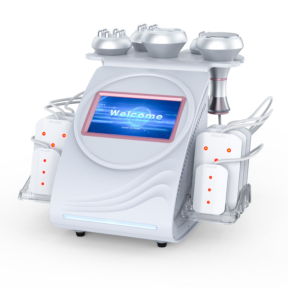 6 In 1 80K Ultrasonic Cavitation Body Sculpting Machine with Laser for Fat Reduction