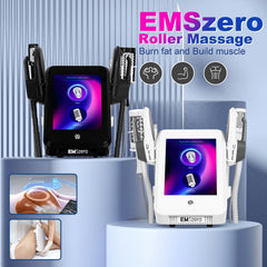 2025 EMS Sculpting Machine Microvibration Massager Inner Ball Roller Reduction Machine Black