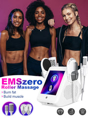 2025 EMS Sculpting Machine Microvibration Massager Inner Ball Roller Reduction Machine White