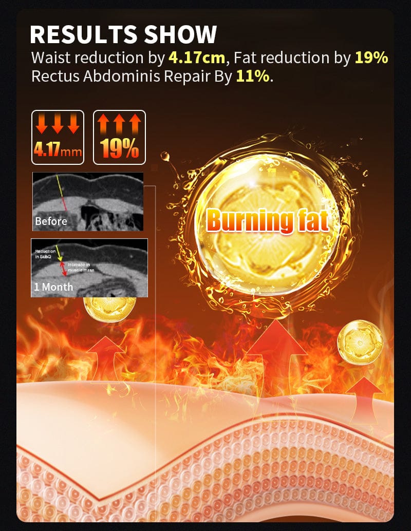 Bornbyme 2025 Newest EMS Fat Burner Machine Full Body Sculpting for Lymphatic Massage & Cellulite Removal Black