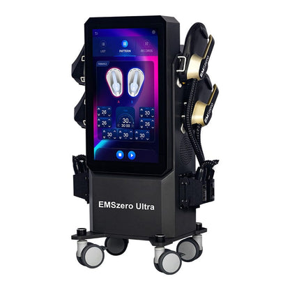 Bornbyme 2025 Newest EMS Fat Burner Machine Full Body Sculpting for Lymphatic Massage & Cellulite Removal Black