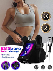 Bornbyme Balck 2025 EMS Sculpting Machine Microvibration Massager Inner Ball Roller Reduction Machine Black