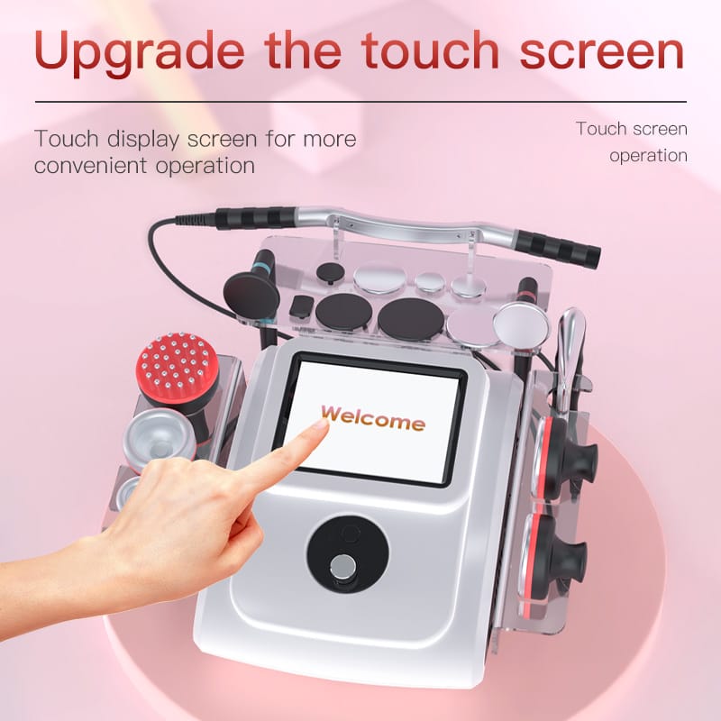 Bornbyme Body & Facial Massager 448K RF Thermal Body Sculpting Machine for Abdomen Waist Arm Thigh Contouring