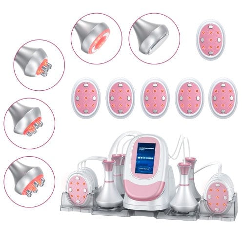 Bornbyme Body & Facial Massager 6 IN 1 with EMS 80K Ultrasonic Cavitation Anti Cellulite Body Shaping Slimming Machine