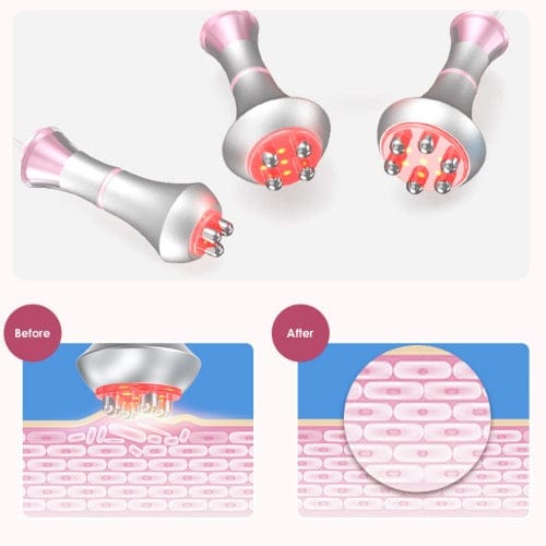 Bornbyme Body & Facial Massager 6 IN 1 with EMS 80K Ultrasonic Cavitation Anti Cellulite Body Shaping Slimming Machine