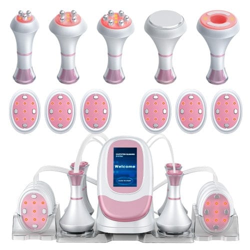 Bornbyme Body & Facial Massager 6 IN 1 with EMS 80K Ultrasonic Cavitation Anti Cellulite Body Shaping Slimming Machine