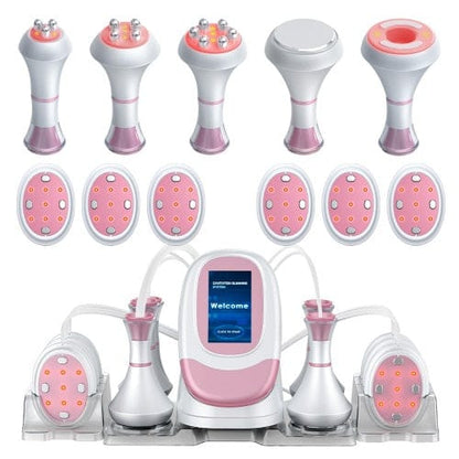 Bornbyme Body & Facial Massager 6 IN 1 with EMS 80K Ultrasonic Cavitation Anti Cellulite Body Shaping Slimming Machine