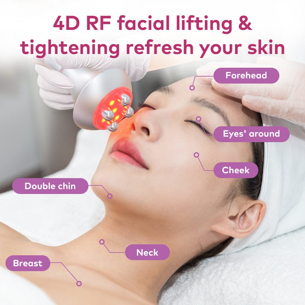 bornbyme Body & Facial Massager 80K Ultrasonic Cavitation Machine 9 IN 1 with EMS Pads