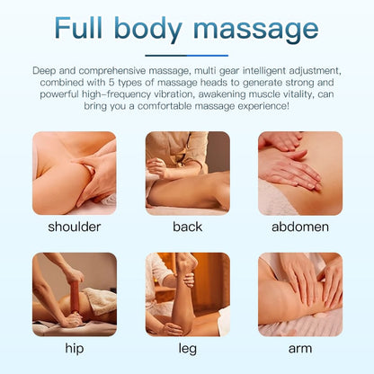 Bornbyme Body & Facial Massager Professional Shockwave Therapy Machine for Fast Pain Relief and Deep Tissue Recovery