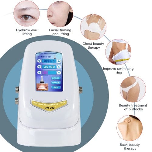 bornbyme Facial Massager Machine 40K Body Skin Tightening Lifting Cavitation Fat Burning Body Slimming Device