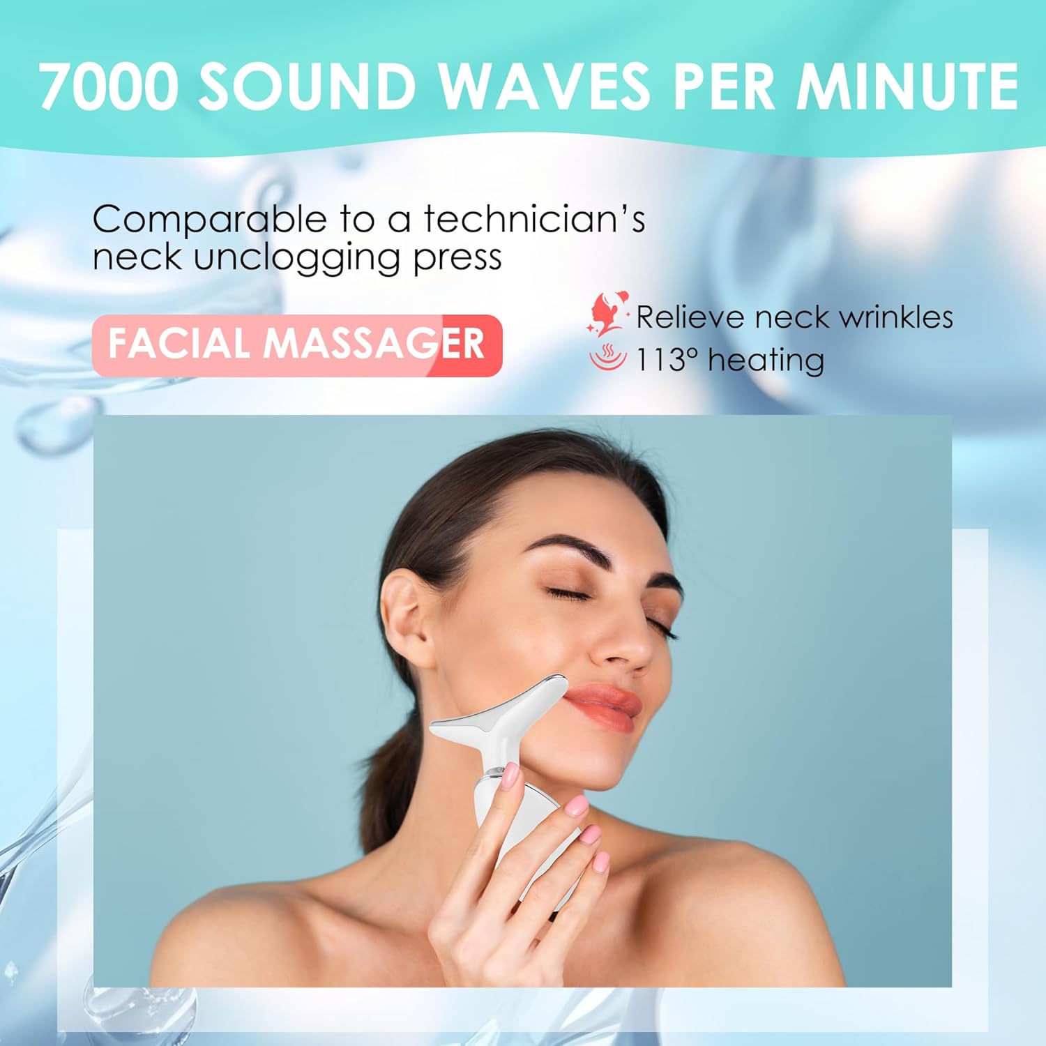 bornbyme Facial Massager Machine Led Facial GuaSha Massager