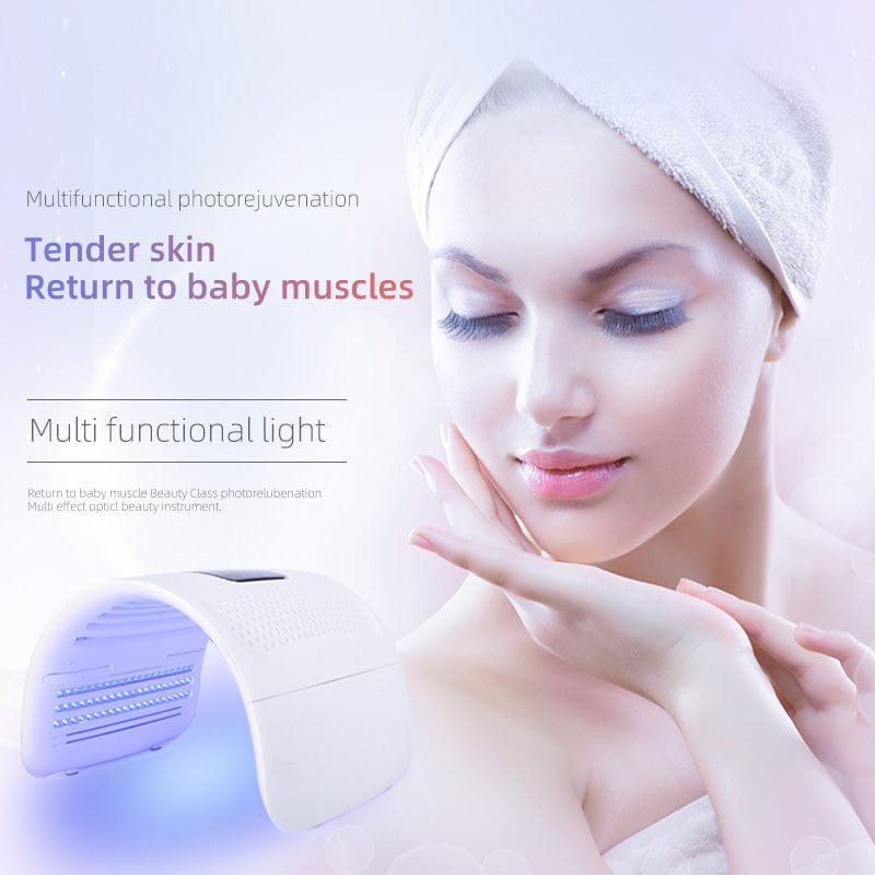 bornbyme Facial Massager Machine LED Light Therapy for Full Body & Face