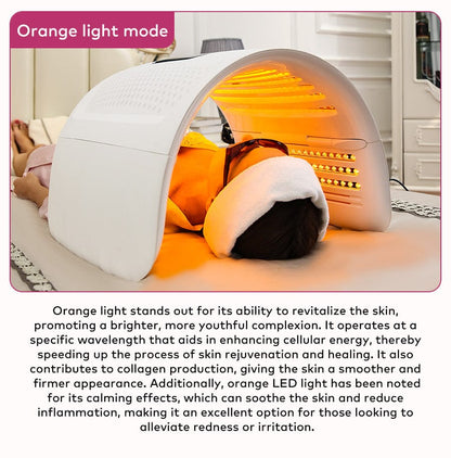 bornbyme Facial Massager Machine LED Light Therapy for Full Body & Face