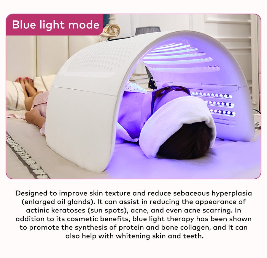 bornbyme Facial Massager Machine LED Light Therapy for Full Body & Face