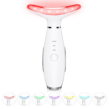 bornbyme Facial Massager Machine White Led Facial GuaSha Massager