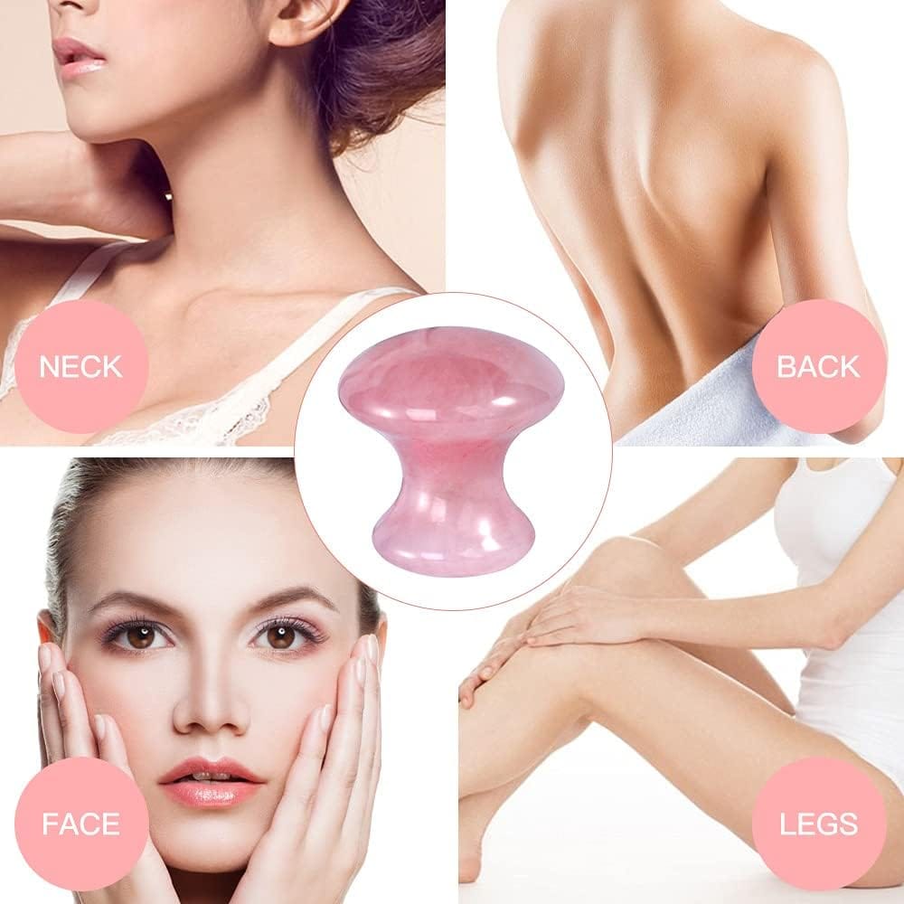 bornbyme Facial Massager Mushroom Gua Sha Stone