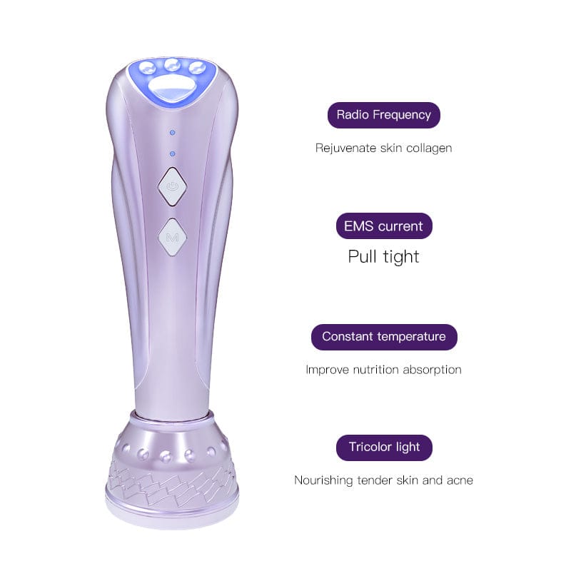 Bornbyme Facial Massager Radio Frequency Facial Machine 3 in 1 Light Therapy Anti- Aging Skin Tightening Rejuvenation