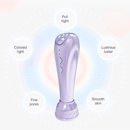Bornbyme Facial Massager Radio Frequency Facial Machine 3 in 1 Light Therapy Anti- Aging Skin Tightening Rejuvenation