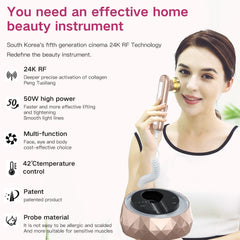 Bornbyme Facial Massager Radio Frequency Skin Tightening Device Home Use Device Anti Aging Wrinkle Reduction