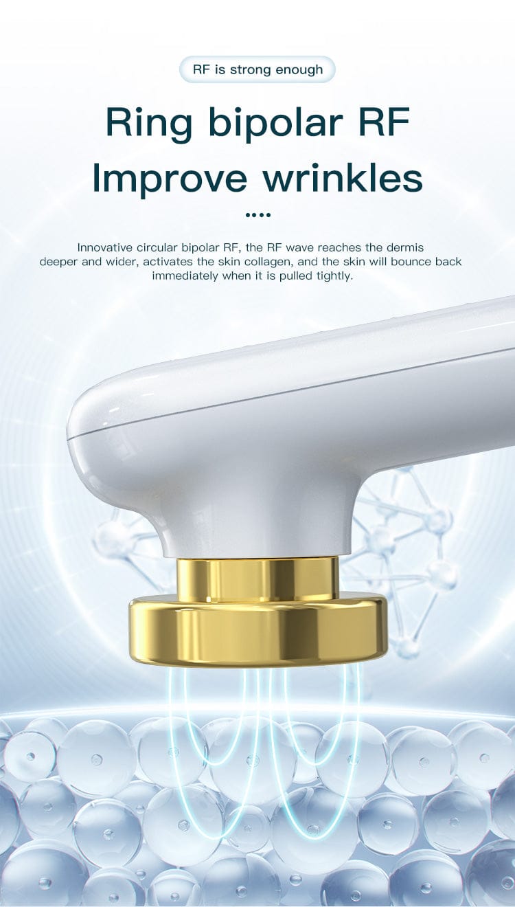 Bornbyme Facial Massager Radio Frequency Skin Tightening Device Home Use Device Anti Aging Wrinkle Reduction
