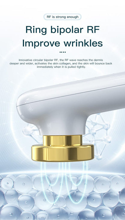Bornbyme Facial Massager Radio Frequency Skin Tightening Device Home Use Device Anti Aging Wrinkle Reduction