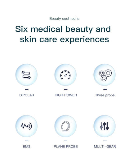 Bornbyme Facial Massager Radio Frequency Skin Tightening Device Home Use Device Anti Aging Wrinkle Reduction