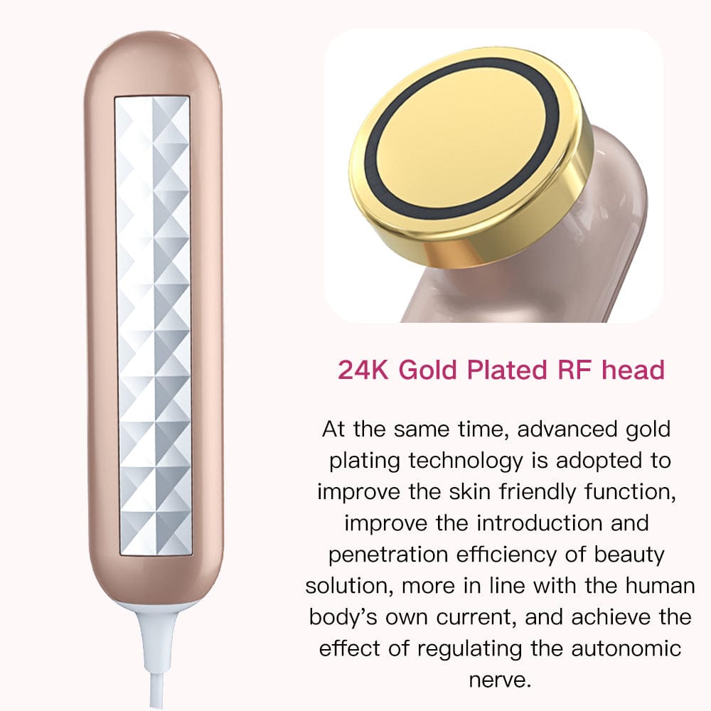 Bornbyme Facial Massager Radio Frequency Skin Tightening Device Home Use Device Anti Aging Wrinkle Reduction