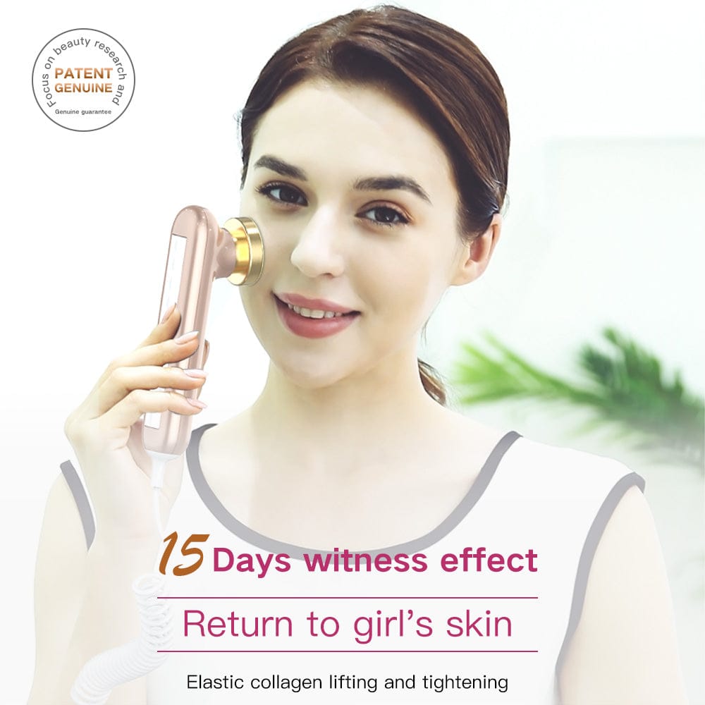 Bornbyme Facial Massager Radio Frequency Skin Tightening Device Home Use Device Anti Aging Wrinkle Reduction