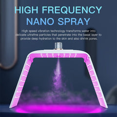 bornbyme LED Light Therapy 7 Color LED Light Therapy with Hydrating Nano Spray