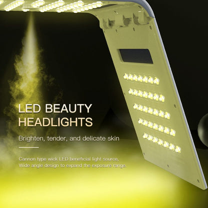 bornbyme LED Light Therapy 7 Color LED Light Therapy with Hydrating Nano Spray