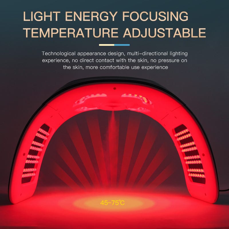 bornbyme LED Light Therapy 7 Color LED Light Therapy with Hydrating Spray